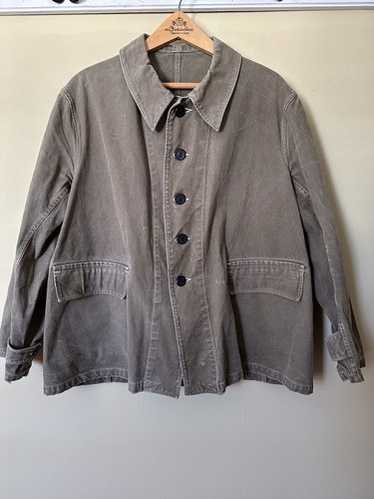GEOFFREY B.SMALL／1940's french work coat Geoffrey B.Small handmade reproduction 1940's French double