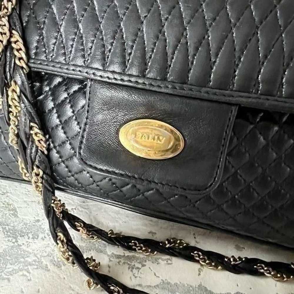 Bally Vintage Quilted Convertible Purse Braided C… - image 3