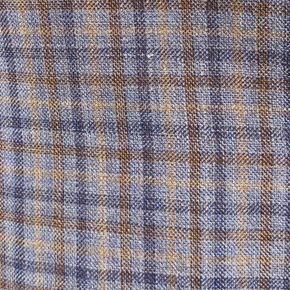 Paul Smith PAUL SMITH Grey Brown Navy Plaid Wool … - image 2