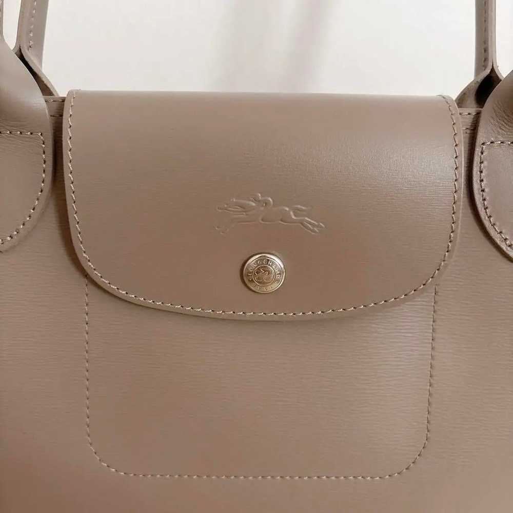 Longchamp Le Pliage City Taupe M Size Tote Bag - image 2