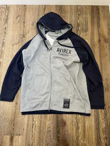 Avirex × Vintage Vintage y2k avirex zipup hoodie