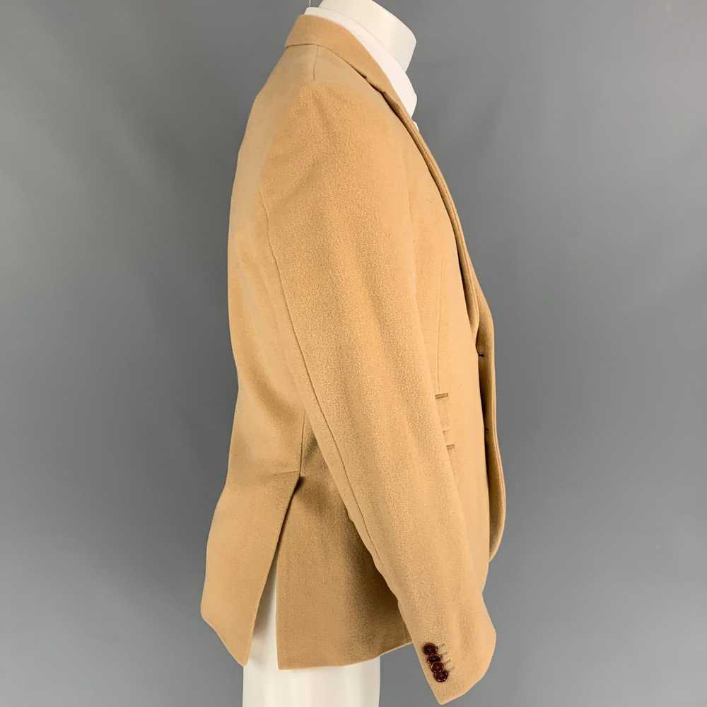 Designer SHIPLEY and HALMOS Tan Wool Cashmere Spo… - image 2