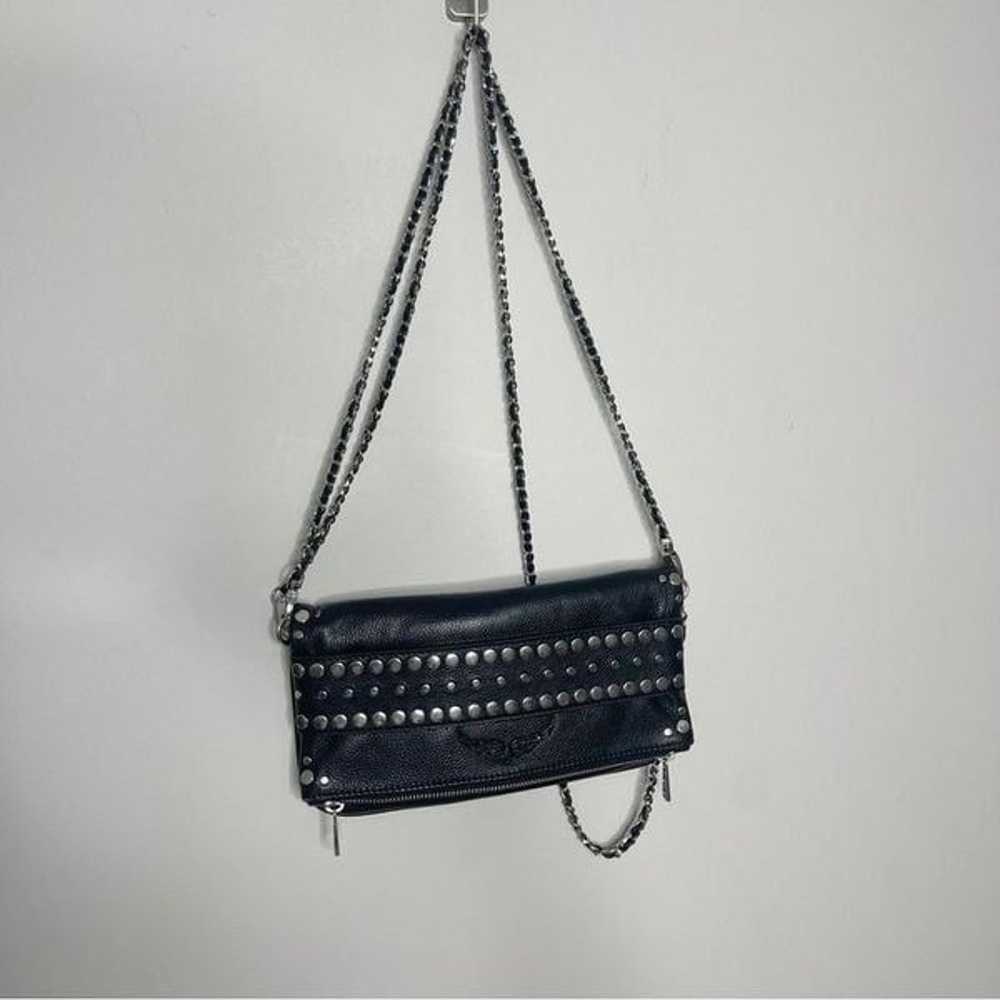 ZADIG & VOLTAIRE Rock Studs Outline Clutch BLACK - image 11