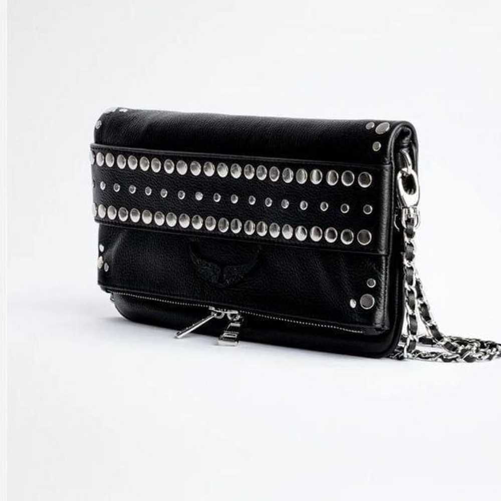 ZADIG & VOLTAIRE Rock Studs Outline Clutch BLACK - image 2