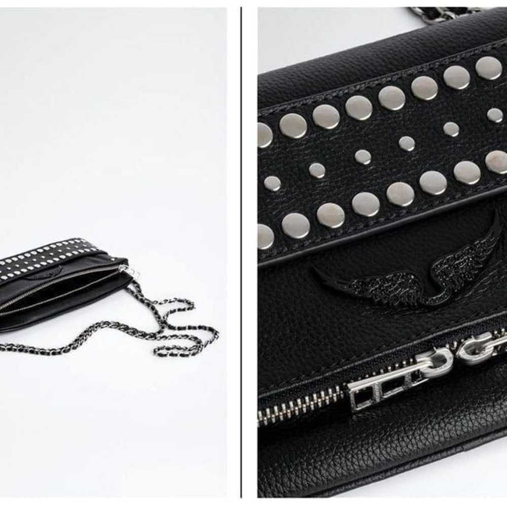 ZADIG & VOLTAIRE Rock Studs Outline Clutch BLACK - image 5