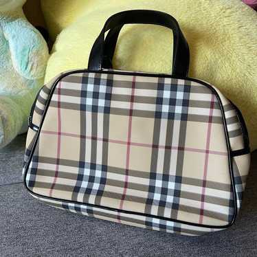 Burberry Beige/Black House Check PVC And Leather … - image 1