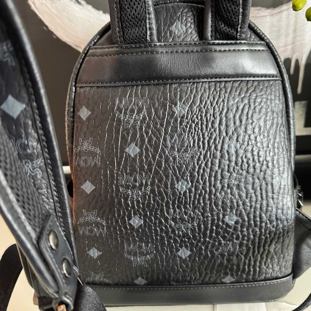 Black MCM Mini Backpack - image 2