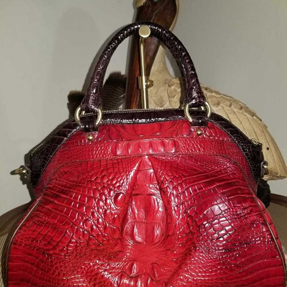 Brahmin Louise Rose in Ruby Tri Texture 75th Anni… - image 6