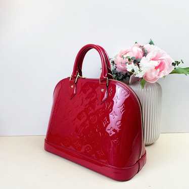 Louis Vuitton Vernis Monogram Alma Handbag