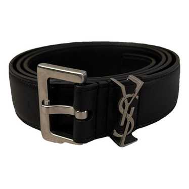 Saint Laurent Cassandre leather belt