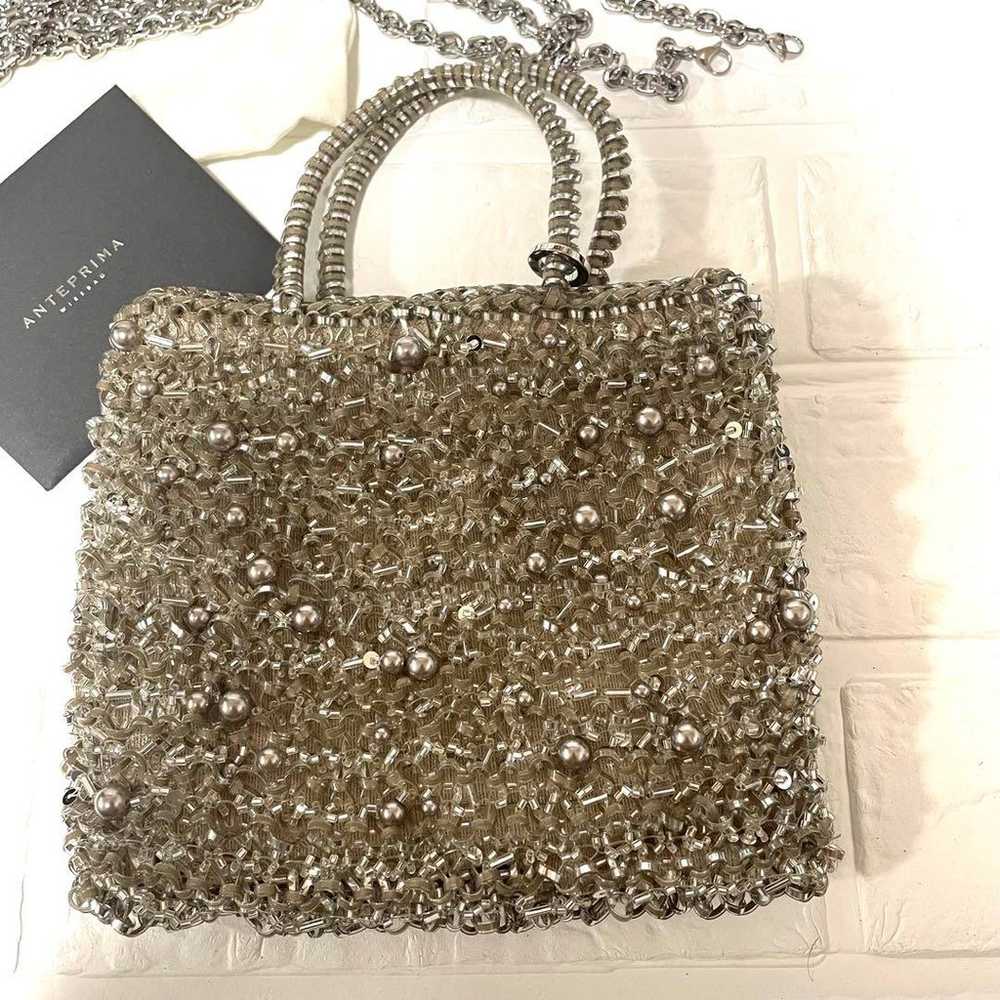 Unused item Anteprima Perlaglitter Wire Bag KHAKI… - image 2