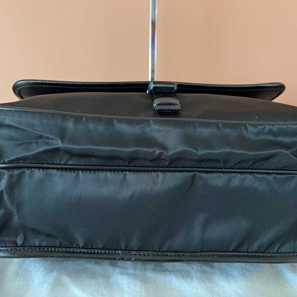 Authentic Prada Tessuto Black Nylon Messenger Cro… - image 7