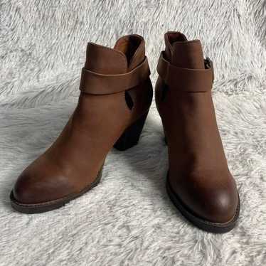 BC Footwear Brown Cuddle Ankle Boots