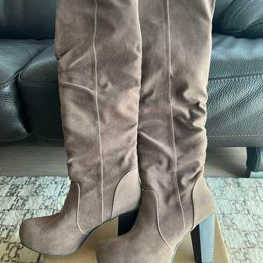 Heather Brown knee-high boots - image 1