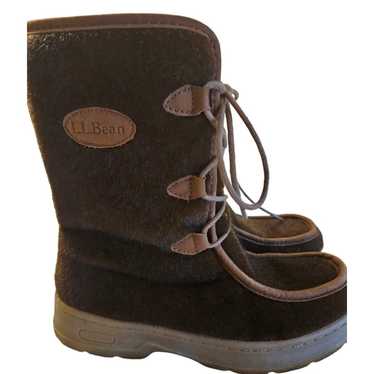 L L Bean Faux Fur Mukluk Shearling Boots - image 1