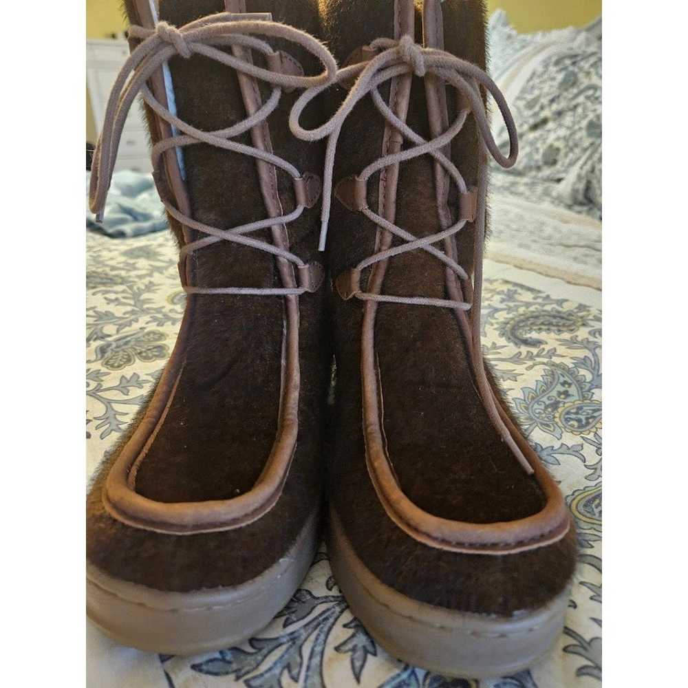 L L Bean Faux Fur Mukluk Shearling Boots - image 4