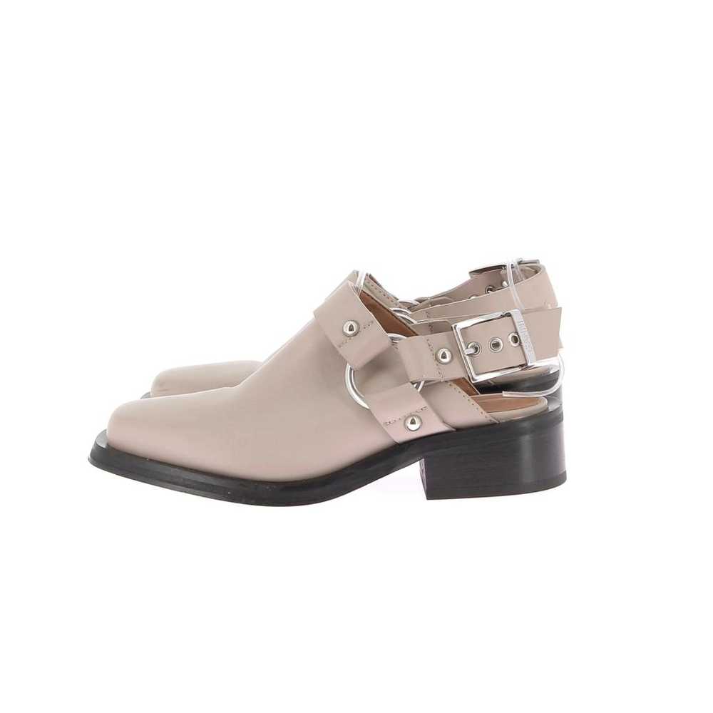 Ganni Leather mules & clogs - image 2