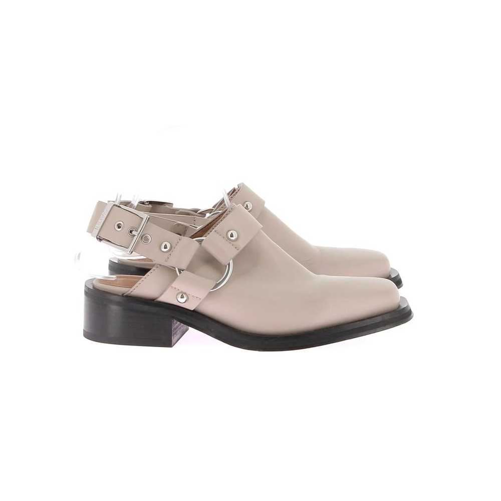 Ganni Leather mules & clogs - image 3