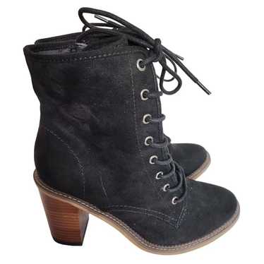 Madden Girl Black Velour High Heel Boots Jettie 9.