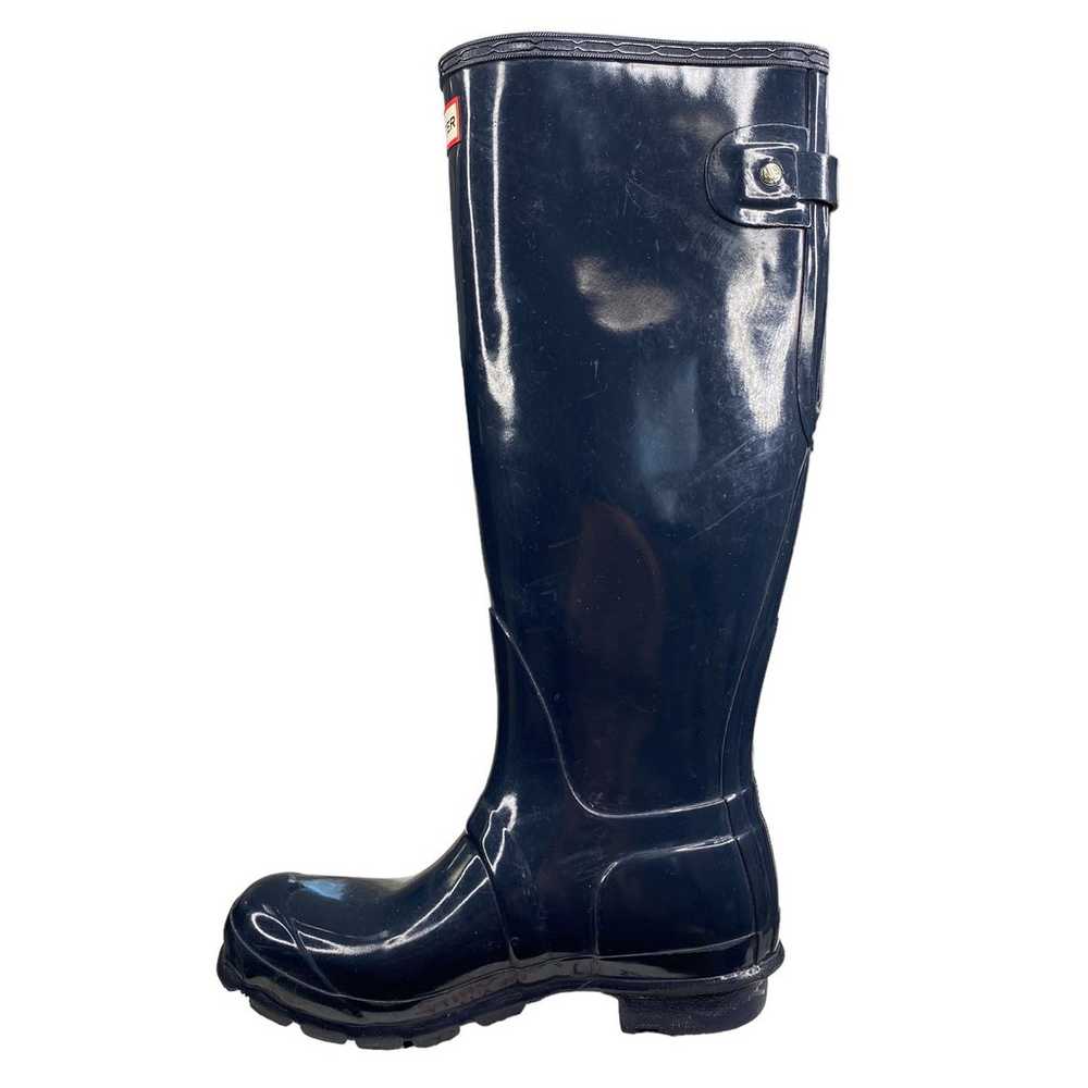 Hunter Women's Navy Blue Waterproof Rain Boot Siz… - image 2