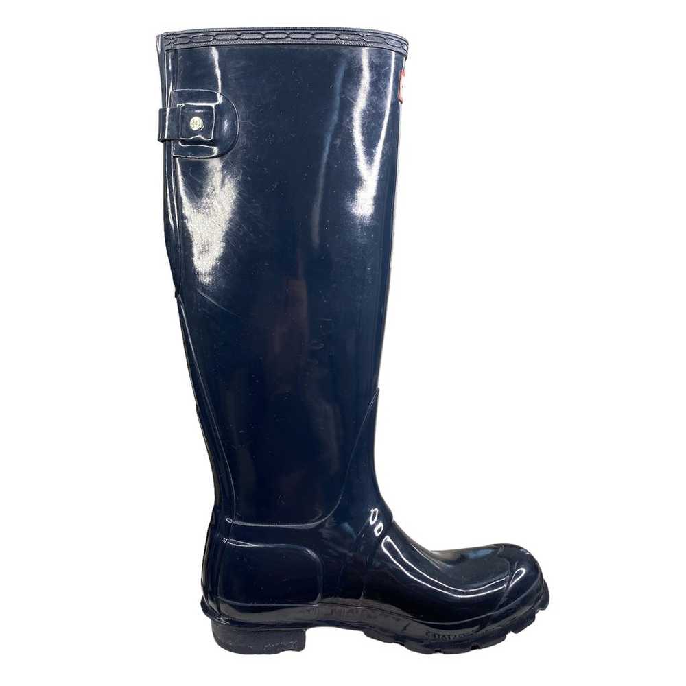 Hunter Women's Navy Blue Waterproof Rain Boot Siz… - image 4