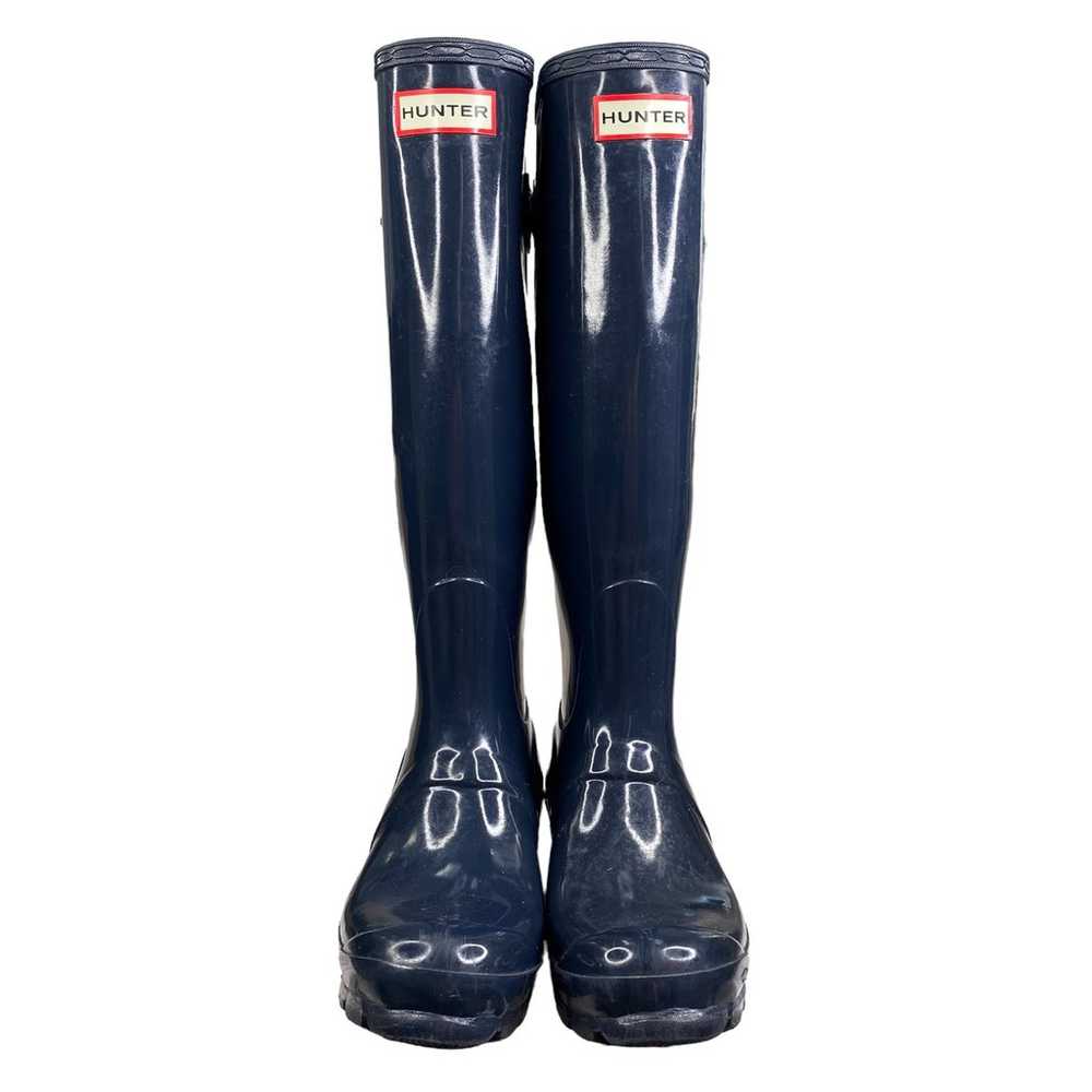 Hunter Women's Navy Blue Waterproof Rain Boot Siz… - image 7