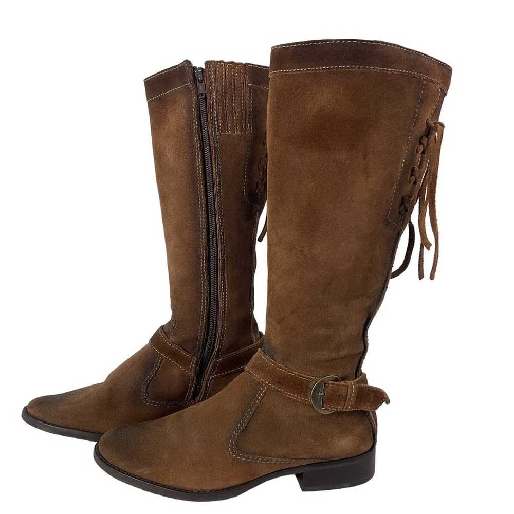 Matisse Brown Leather Riding Boots Women's Size 6… - image 1