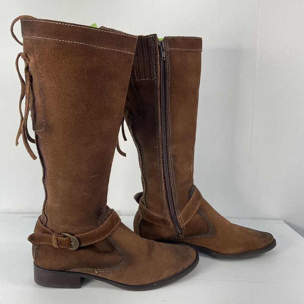 Matisse Brown Leather Riding Boots Women's Size 6… - image 2