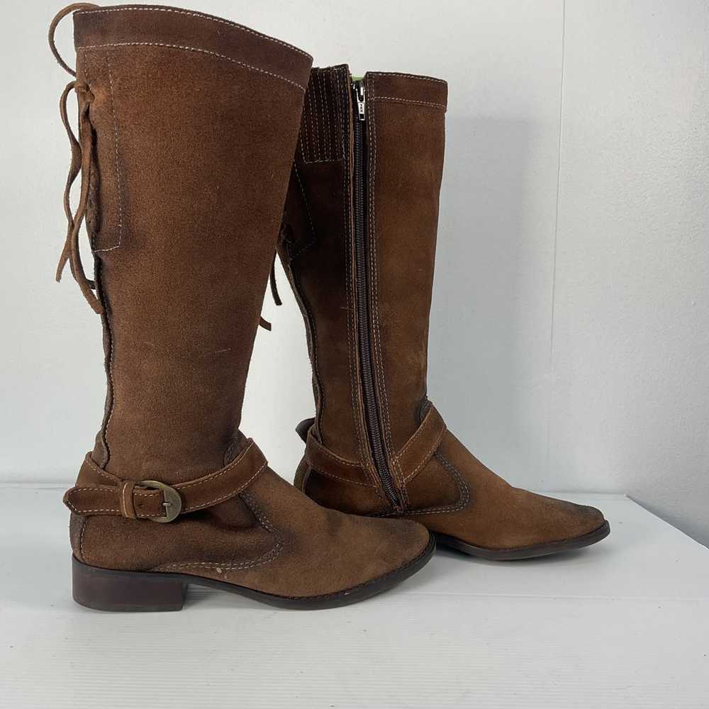 Matisse Brown Leather Riding Boots Women's Size 6… - image 3