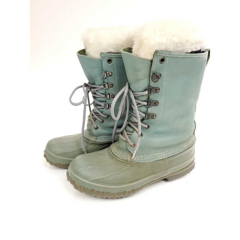 Womens sz 7 Green LaCrosse Winnipeg Winter Boots … - image 1