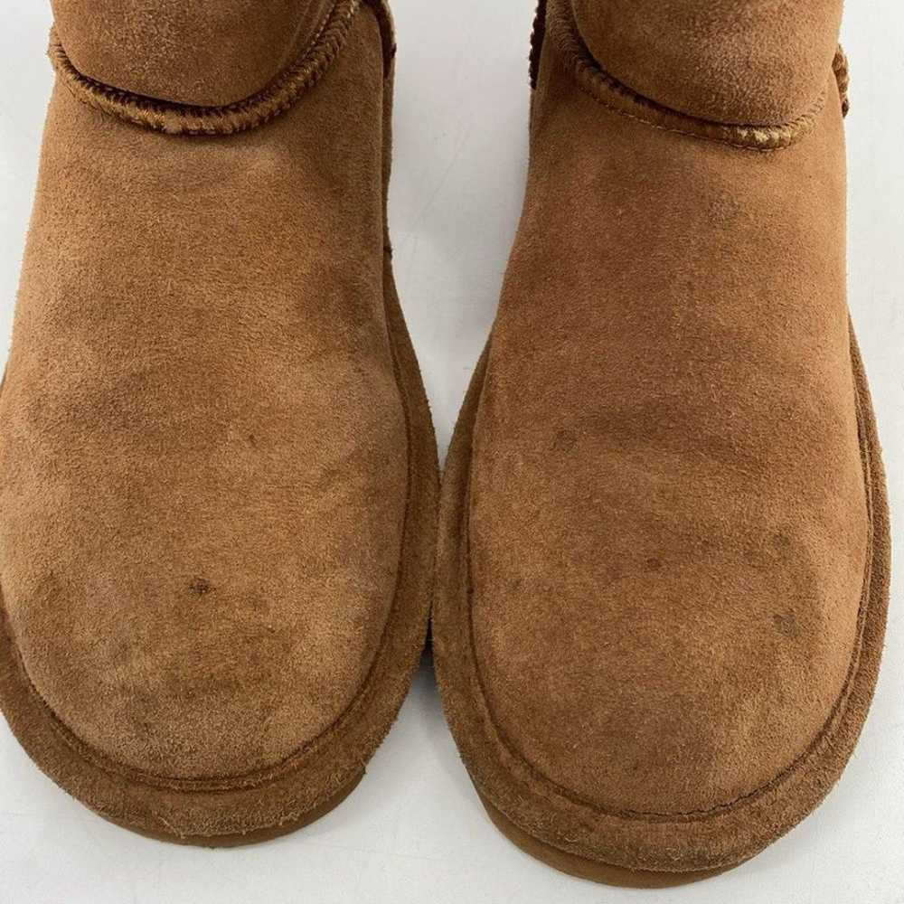 Bearpaw Elle Tall Suede Leather Sherpa Wool Lined… - image 12