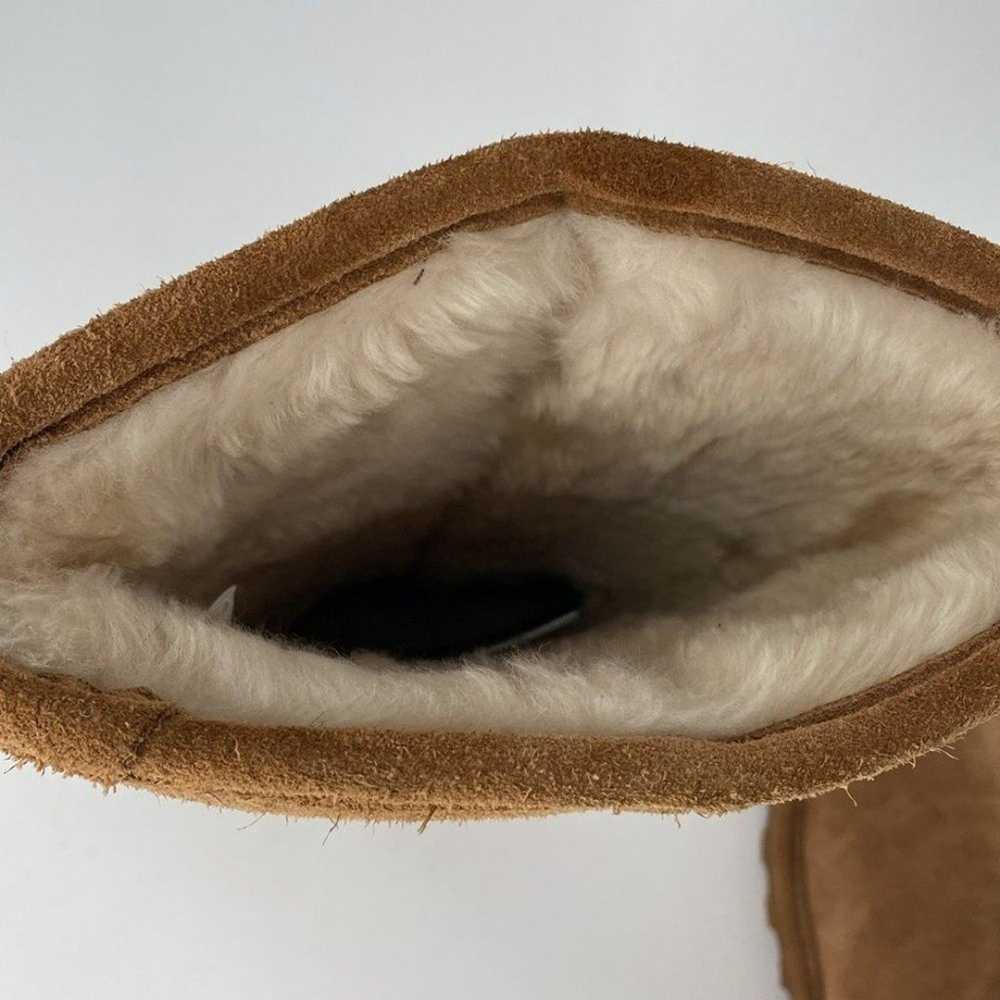 Bearpaw Elle Tall Suede Leather Sherpa Wool Lined… - image 7