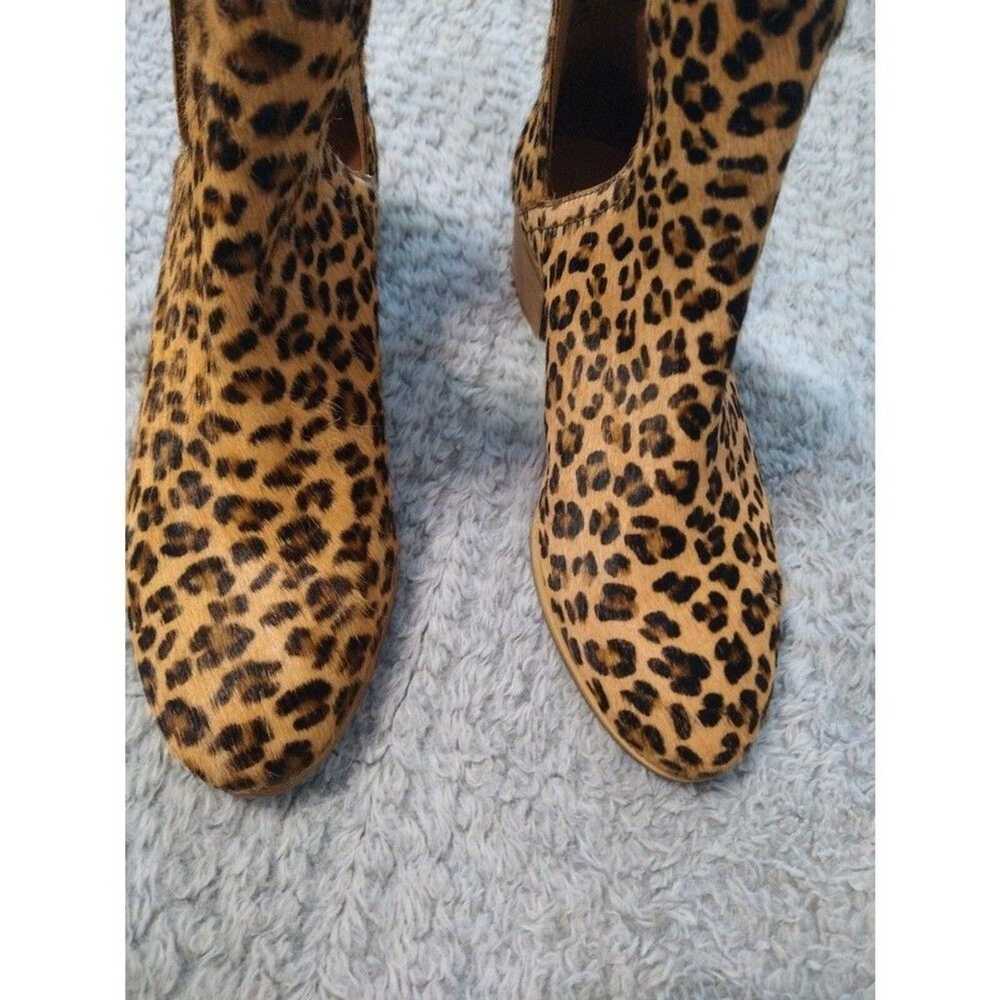 Coconuts fur dyed leather cow leopard print size … - image 3