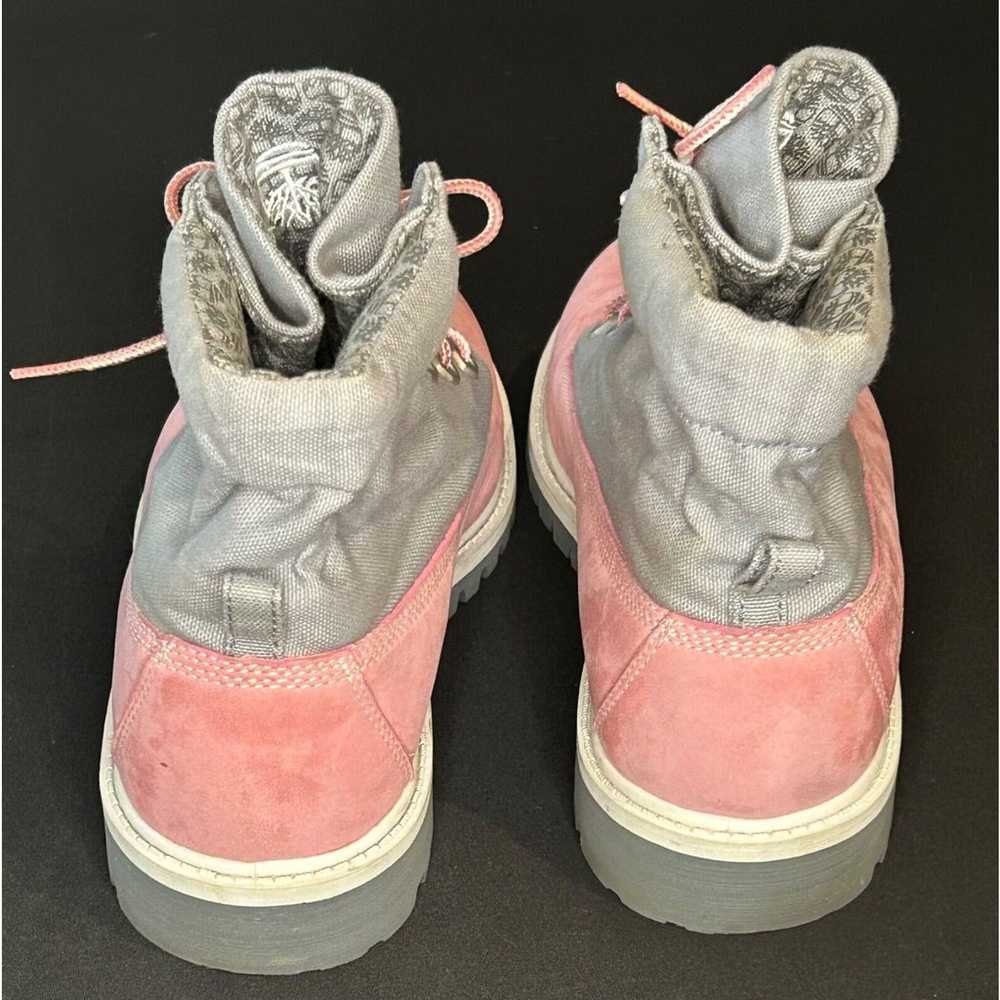 Timberland Women's Pink/Grey Suede Leather Lace U… - image 2