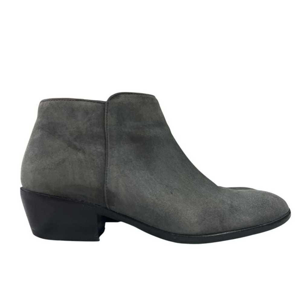 Sam Edelman Petty Gray Suede Leather Ankle Boots … - image 1