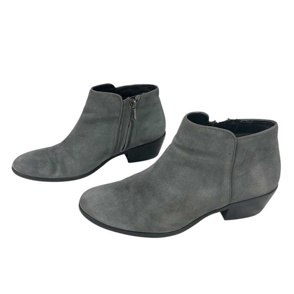 Sam Edelman Petty Gray Suede Leather Ankle Boots … - image 3