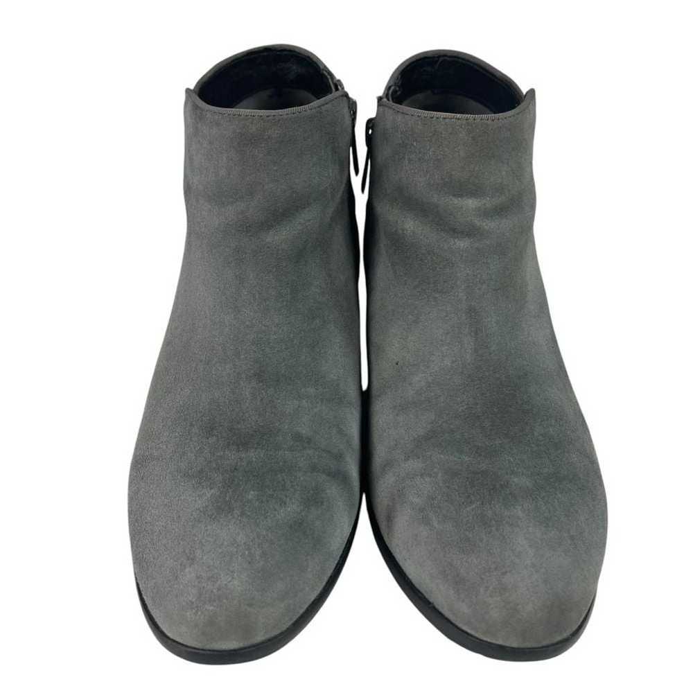 Sam Edelman Petty Gray Suede Leather Ankle Boots … - image 5