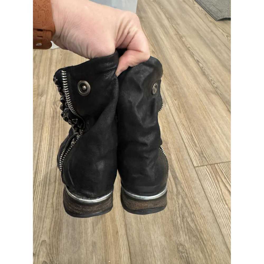 A.s.98 Leather biker boots - image 3