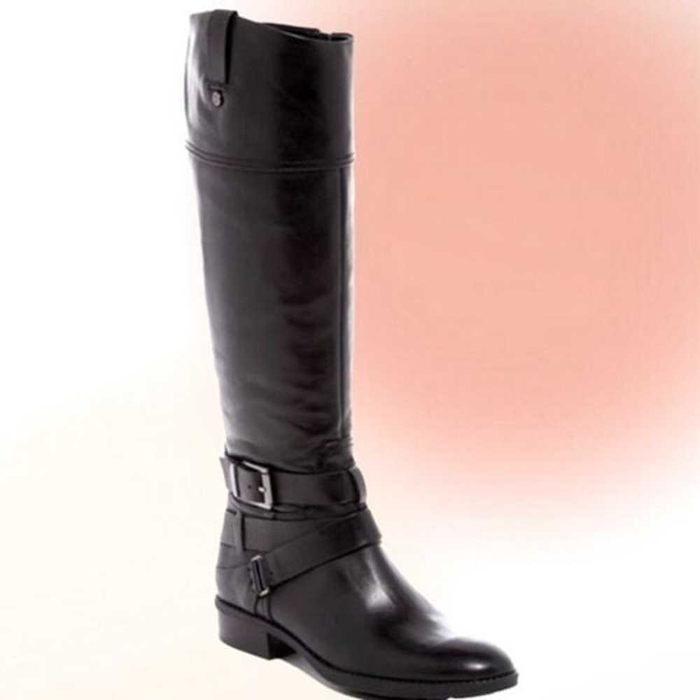 Vince Camuto Pazell Moonstone Leather Riding Boot… - image 1