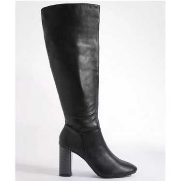 Boohoo Black Knee High Boots - image 1