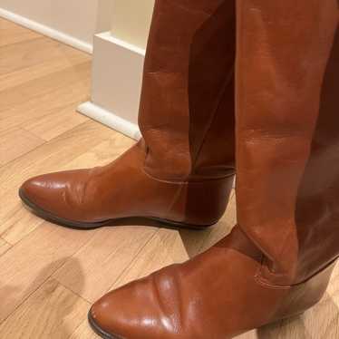 Nine West Vintage Edition Leather Cognac