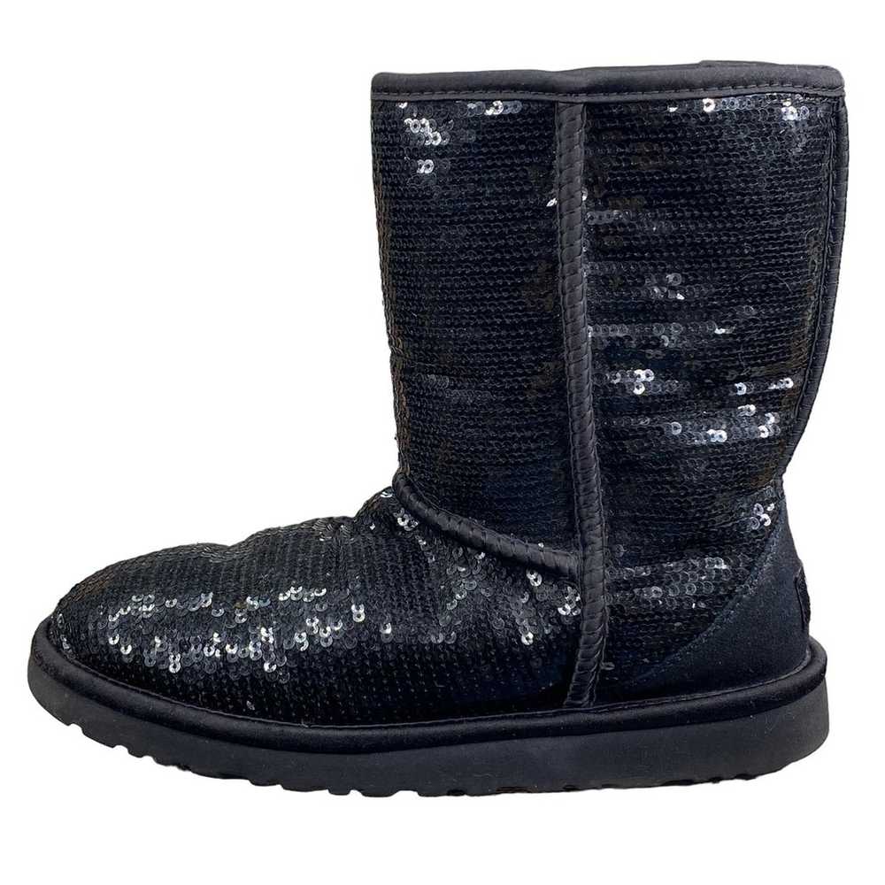 UGG Women's Classic Short Black Sequin Winter Boo… - image 3