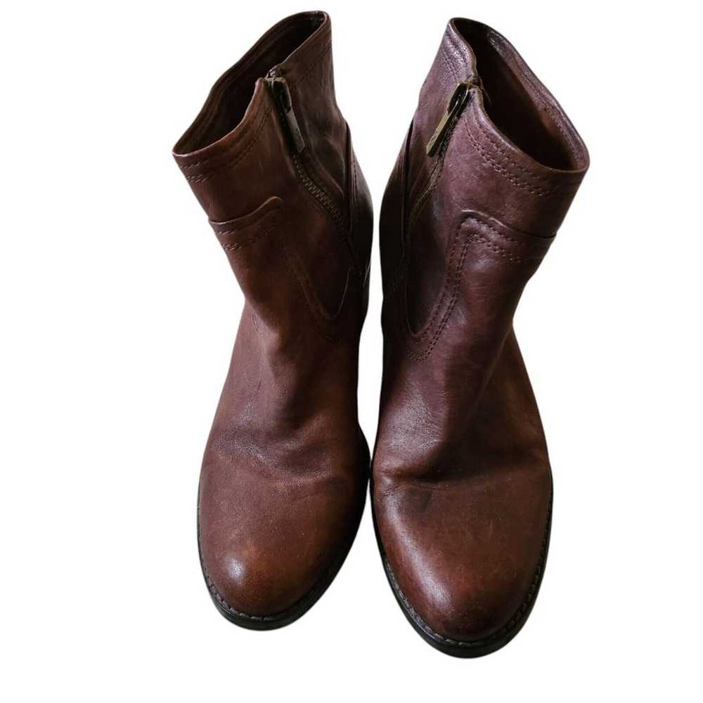 Arturo Chiang Ankle Boots Womens 7.5 Brown Masin … - image 2