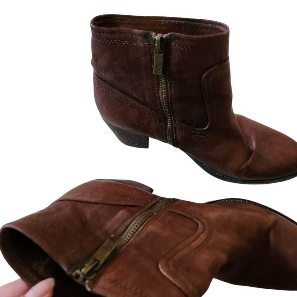 Arturo Chiang Ankle Boots Womens 7.5 Brown Masin … - image 6