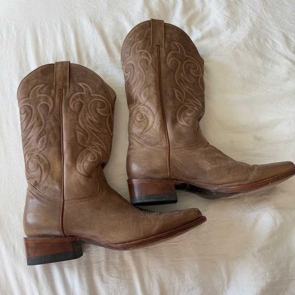 Shyanne Women's Darby Cowboy Boot Square Toe Brow… - image 3