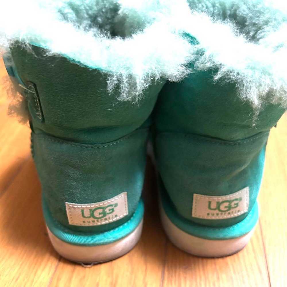 UGG Turquoise Short Boots with Fur - image 1