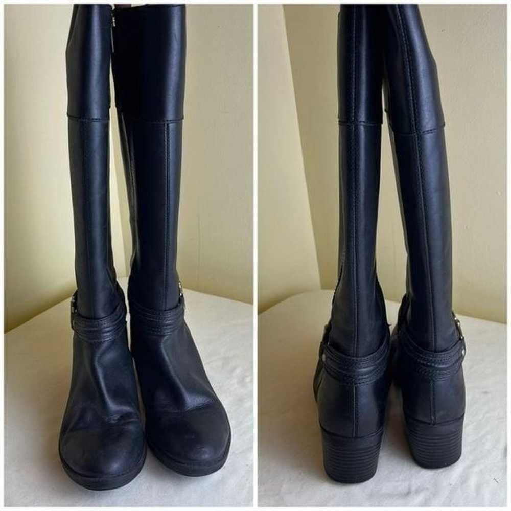 Bandolino Ulla Knee High Riding Boot Black Leathe… - image 3