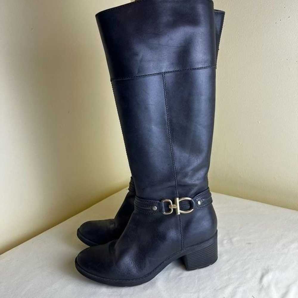 Bandolino Ulla Knee High Riding Boot Black Leathe… - image 5