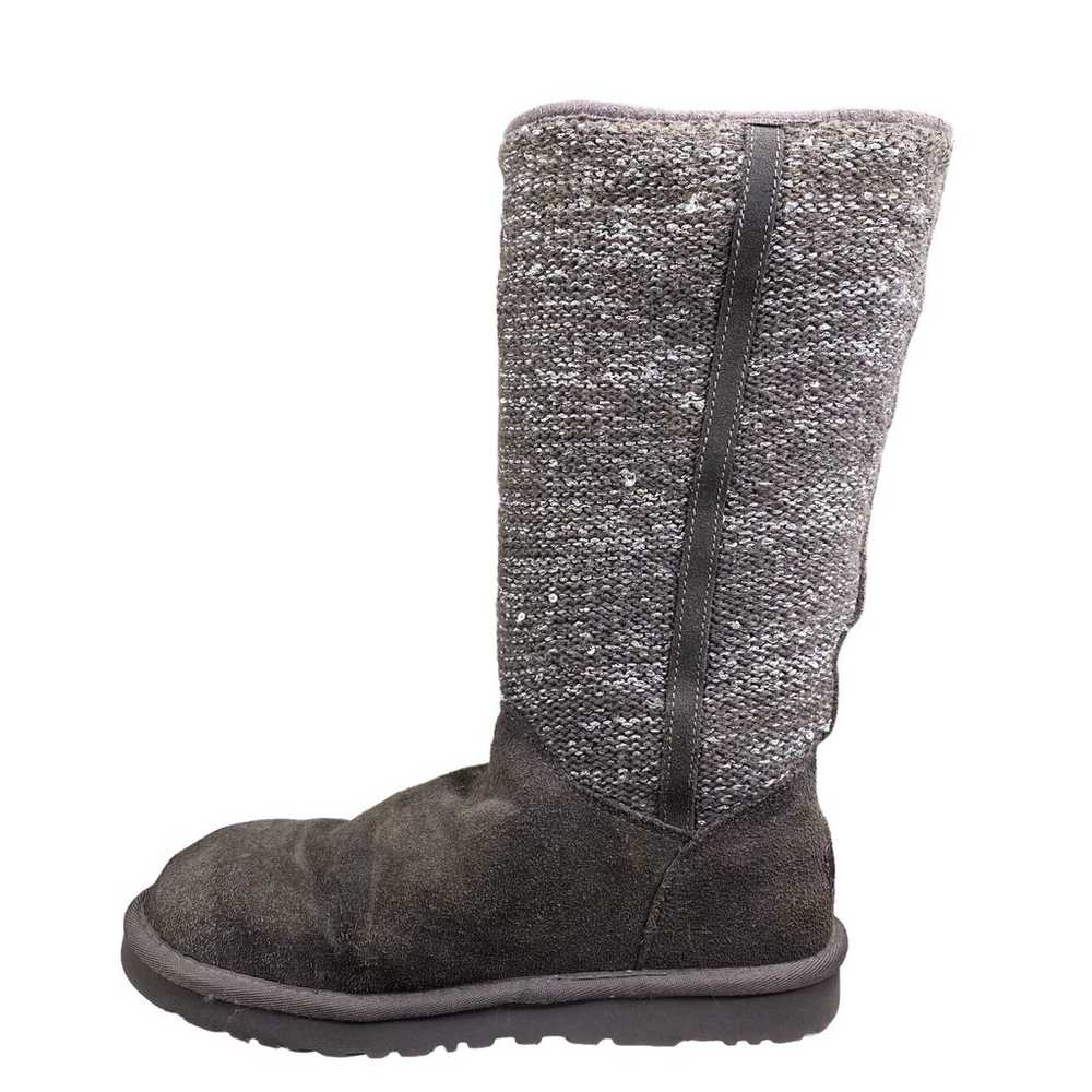 UGG Women's Camaya Grey Suede Knit Pull On Winter… - image 2