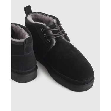 Quince Black Australian Shearling Chukka Boot - Si